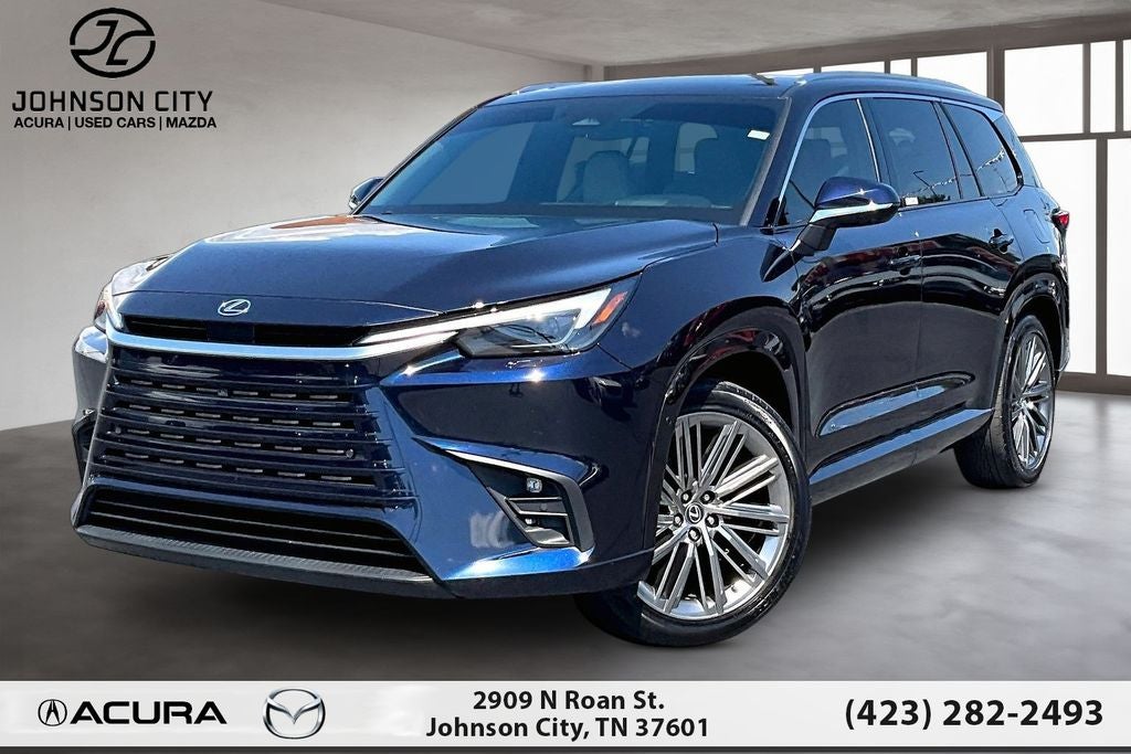 2024 Lexus TX 350 Luxury in Mica — front three-quarter view