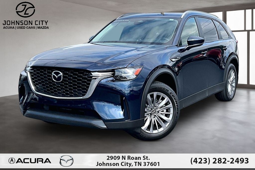 2026 Mazda Mazda CX-90 3.3 Turbo Select in Deep Crystal Blue Mica — front three-quarter view