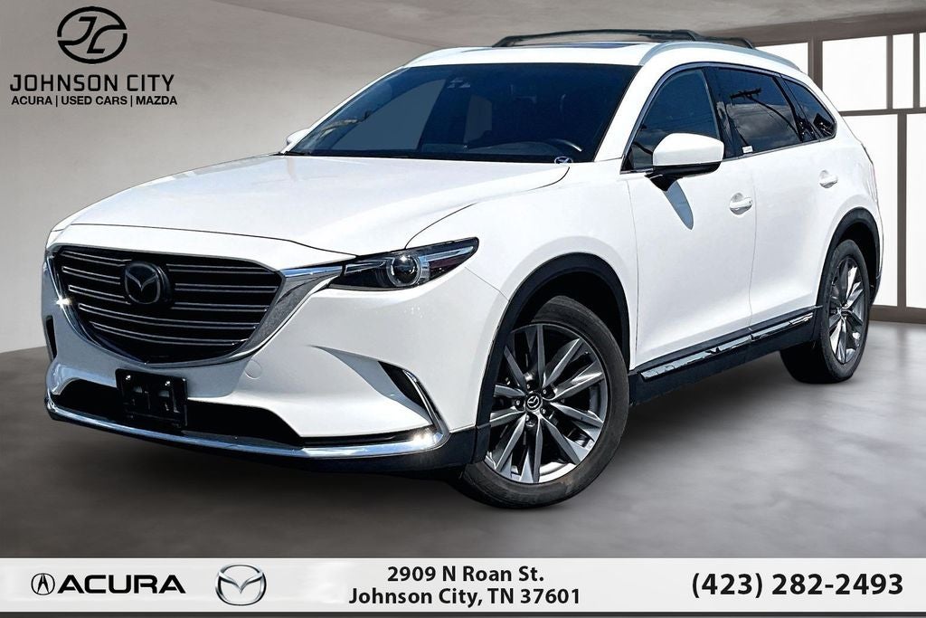 2016 Mazda Mazda CX-9 Signature in Snowflake White Pearl Mica — front three-quarter view